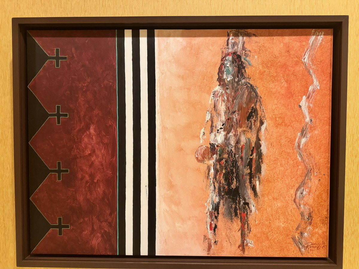 Attended the ‘Diné Leader Clean Energy Summit’ this past week at @TwinArrowsAZ Resort near Flagstaff, AZ. Good things was talked about but need to put them to action to make progress. Other than that, enjoyed the painting art around the casino resort. #Diné #Navajo #NavajoNation