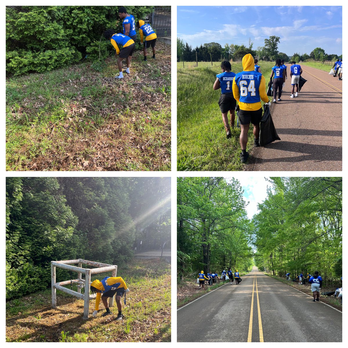 Carter Norris (@norrisgotobie) on Twitter photo If you saw a sea of Royal Blue this morning don’t be alarmed. It was your Senatobia Warrior Football team giving back to our community! Our town takes care of us and we will take care of our town !!#RotaryDayCleanUp <a href="/SenatobiaHS/">SHS Warriors</a> If you saw a sea of Royal Blue this morning don’t be alarmed. It was your Senatobia Warrior Football team giving back to our community! Our town takes care of us and we will take care of our town !!#RotaryDayCleanUp <a href="/SenatobiaHS/">SHS Warriors</a>