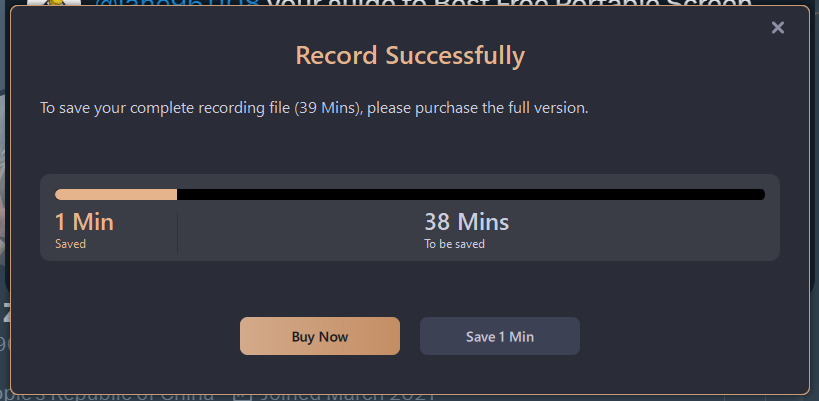 OurManInBananas's tweet image. @jane961108 @easeus_software your guide to Best Free Portable Screen Recorder for Windows/Mac is MISLEADING because EaseUS RecExperts does not allow saving a stream recorded file without purchase: #EaseUSRecExperts
recorder.easeus.com/screen-recordi…