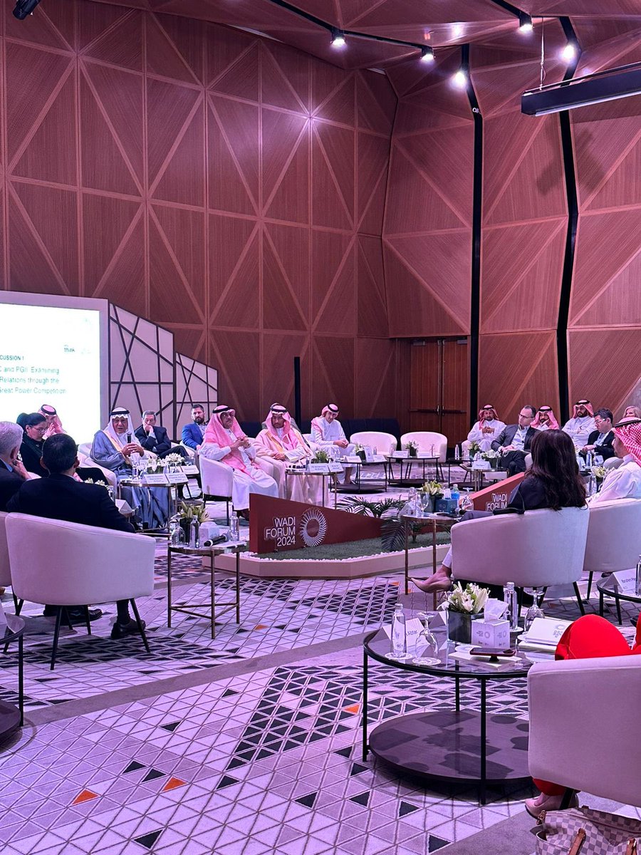 Over the course of two days, @SRMGThink hosted the second edition of the Wadi Forum in partnership with @MiddleEastInst, an off the record forum with insightful, engaging, and frank discussions around the future of US-Saudi bilateral relations.