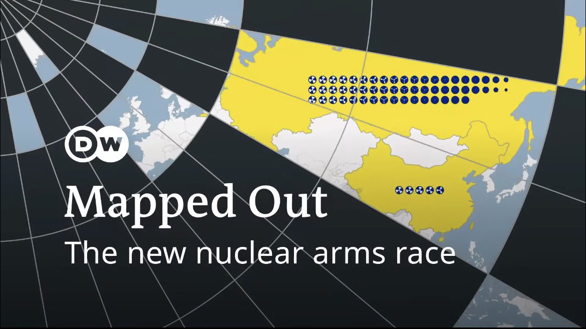 Honored to participate in and provide nuclear arsenal data to this @dwnews documentary: Mapping Out The New Nuclear Arms Race. Also comments by the always brilliant @HannaNotte youtube.com/watch?v=46dzQ9… More nuke data here: fas.org/issue/nuclear-…