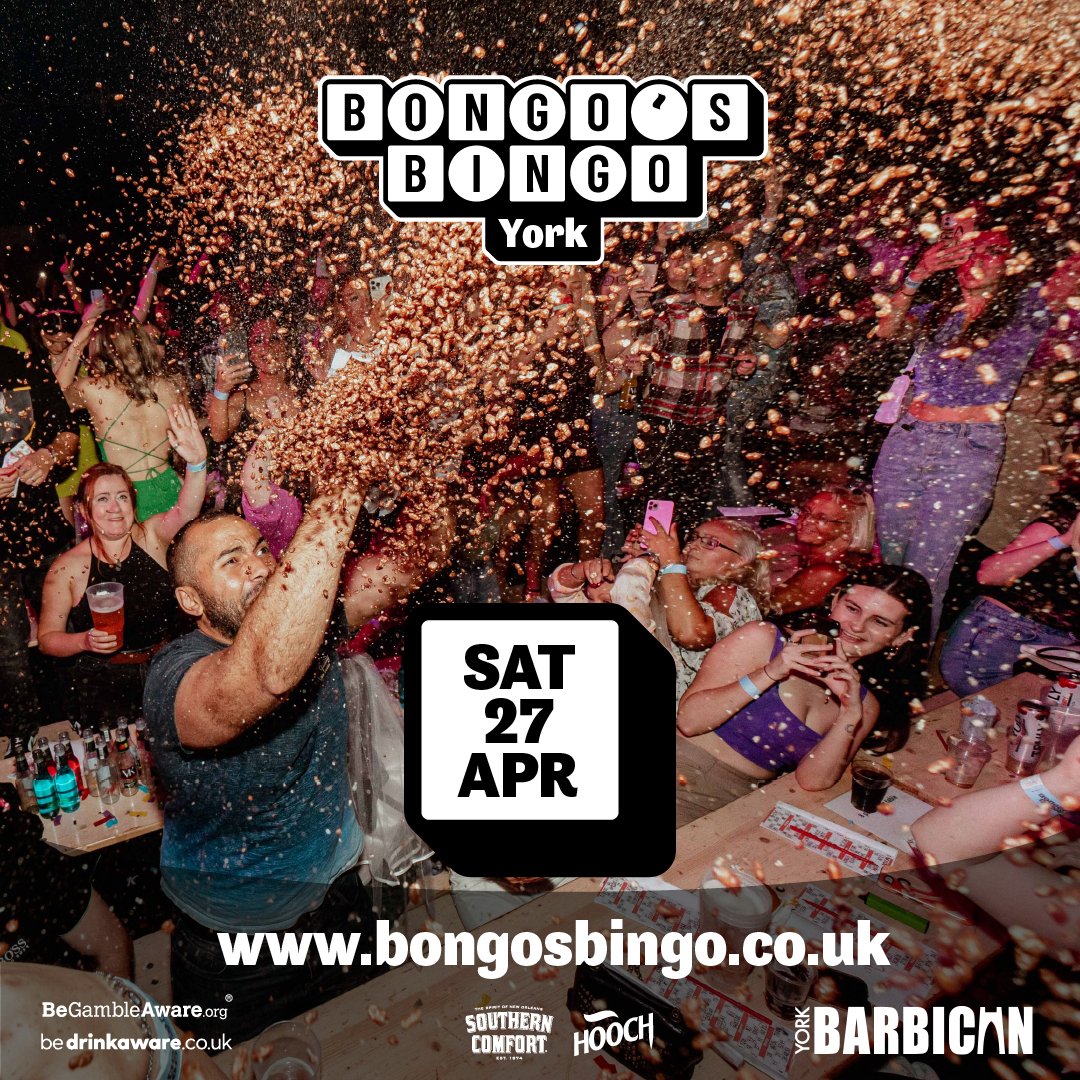 📢 𝐏𝐫𝐞-𝐒𝐡𝐨𝐰 𝐈𝐧𝐟𝐨 | A double-header tonight with Bongo's Bingo & LOL Comedy Club! ℹ️ | yorkbarbican.co.uk/whats-on/ 🕕 | yorkbarbican.co.uk/venue-info/eve… ❓ | yorkbarbican.co.uk/venue-info/faq… ⚡️ #BeSafeBeSound ➡️ gov.uk/ACT