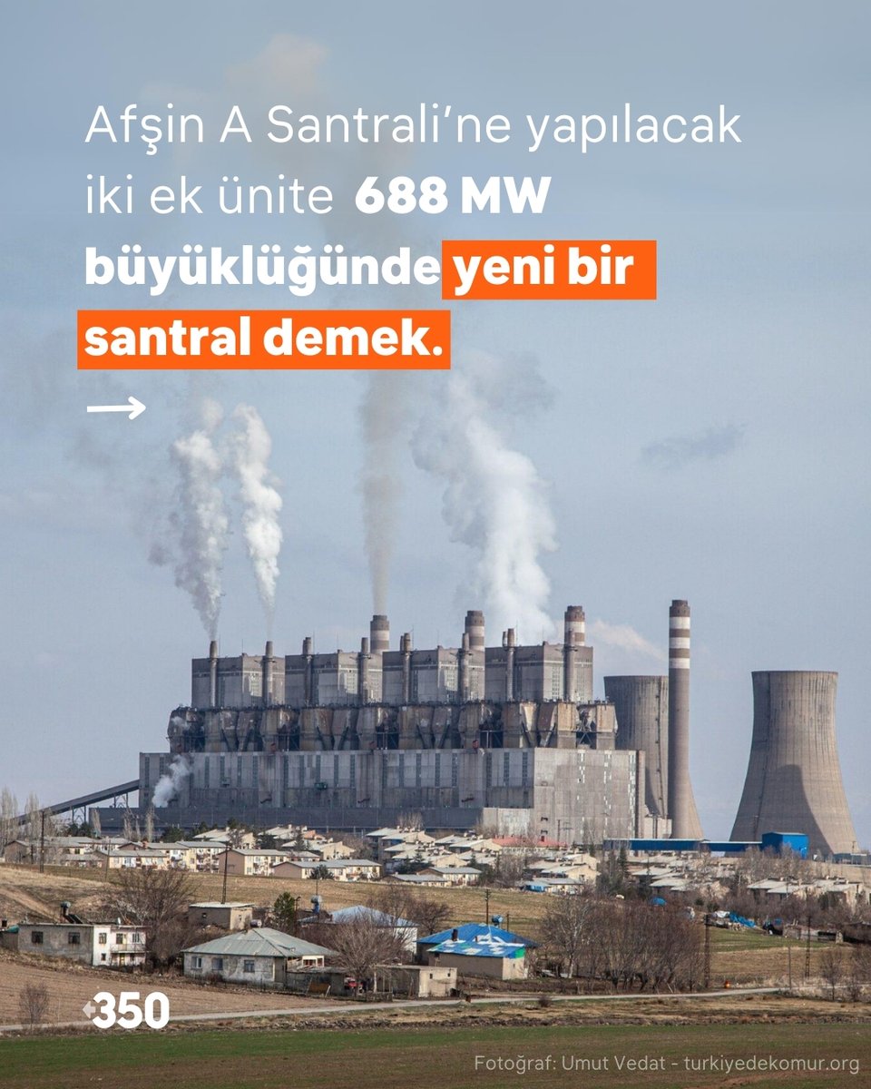 Afşin Elbistan A Santrali’ne yapılacak iki ek ünite aslında 688 MW büyüklüğünde yeni bir santral demek! Halihazırda Afşin Elbistan A ve B termik santrallerinde toplam 8 ünitede 2795 MW kapasite mevcut. Bu santraller Türkiye’deki en büyük santraller.