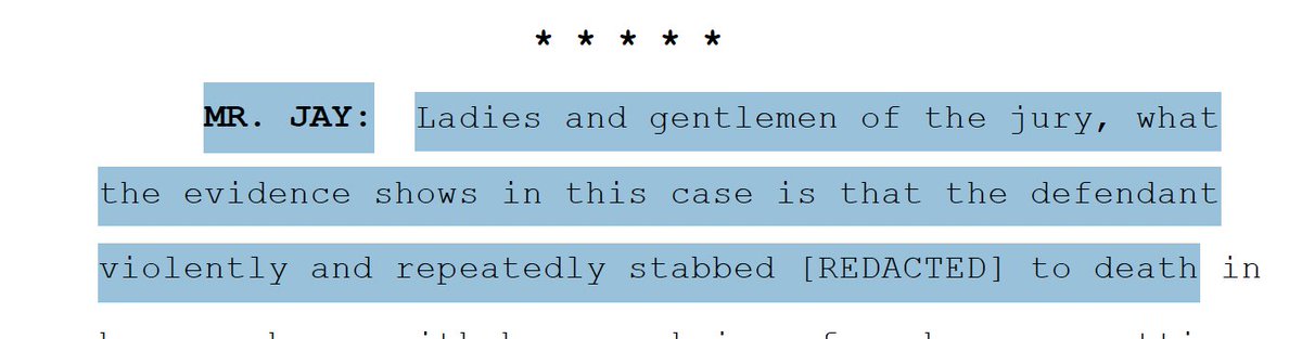 This just seems wild to me. A murder victim's name is redacted in the trial transcripts I got back. Does this not seem like such an overreach in Marsy's Law? Any other Florida reporters dealt with this before?