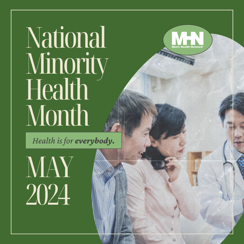 It's almost May, #MinorityHealthMonth Health is for everybody, regardless of race, religion, or creed. Together, we can ensure that everyone gets the care they need. ow.ly/8j8C50Rp3oP #Men #MensHealth #MalesHealth #HealthyMen#SupportBoys #BoyMom #MenandBoys #MinorityHealth