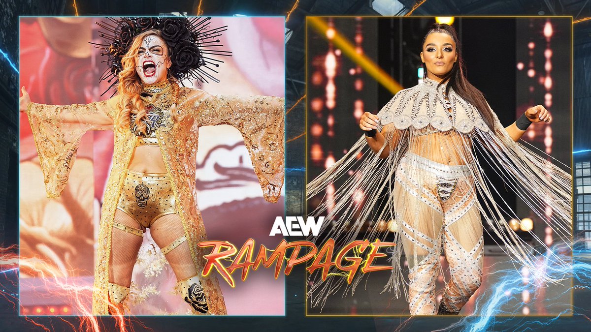 #AEWRampage TONIGHT @dailysplace | Jacksonville, FL LIVE after #AEWCollision | TNT On #AEWDynamite, tensions between @deonnapurrazzo & former #AEW Women’s Champion, @ThunderRosa22, reached a fever pitch! TONIGHT, its “The Virtuosa” vs “La Mera Mera” on AEW Rampage!