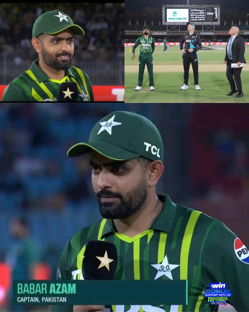 🚨 TOSS Update 🚨

New Zealand won the toss and elected to bowl first Against Pakistan in The Fifth T20 International Match 🏏🇳🇿🇵🇰

#Cricket #Pakistan #PakistanCricket #PAKvNZ #NZvPAK #PAKvsNZ #NZvsPAK #BabarAzam #ImadWasim #SportsTrendsCan