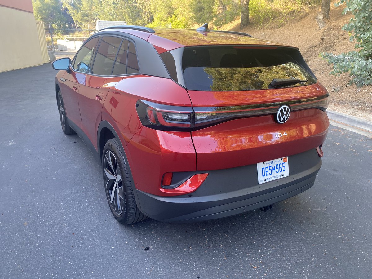 Check out the VW ID4 AWD Pro S on KUSI around 7:45 am today on KUSI. I must say electric cars are getting better every year. The ID4 is a great example, now we need to work on infrastructure! #vwid4 #allelectric #range #family #fun #noanxiety