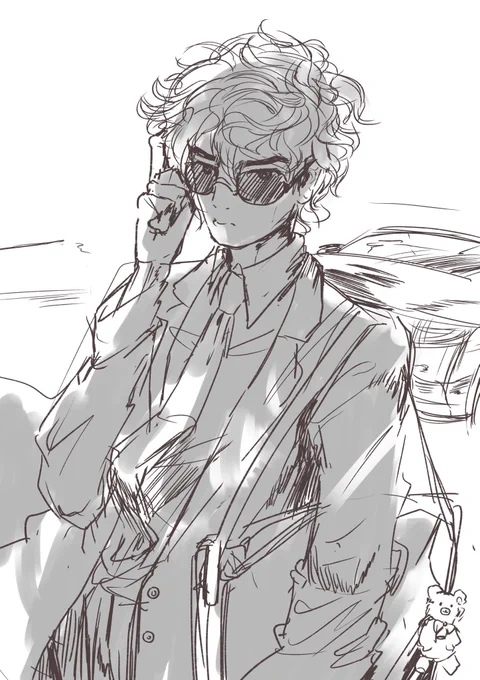男性のイラスト一応描いたことはある🧐 
