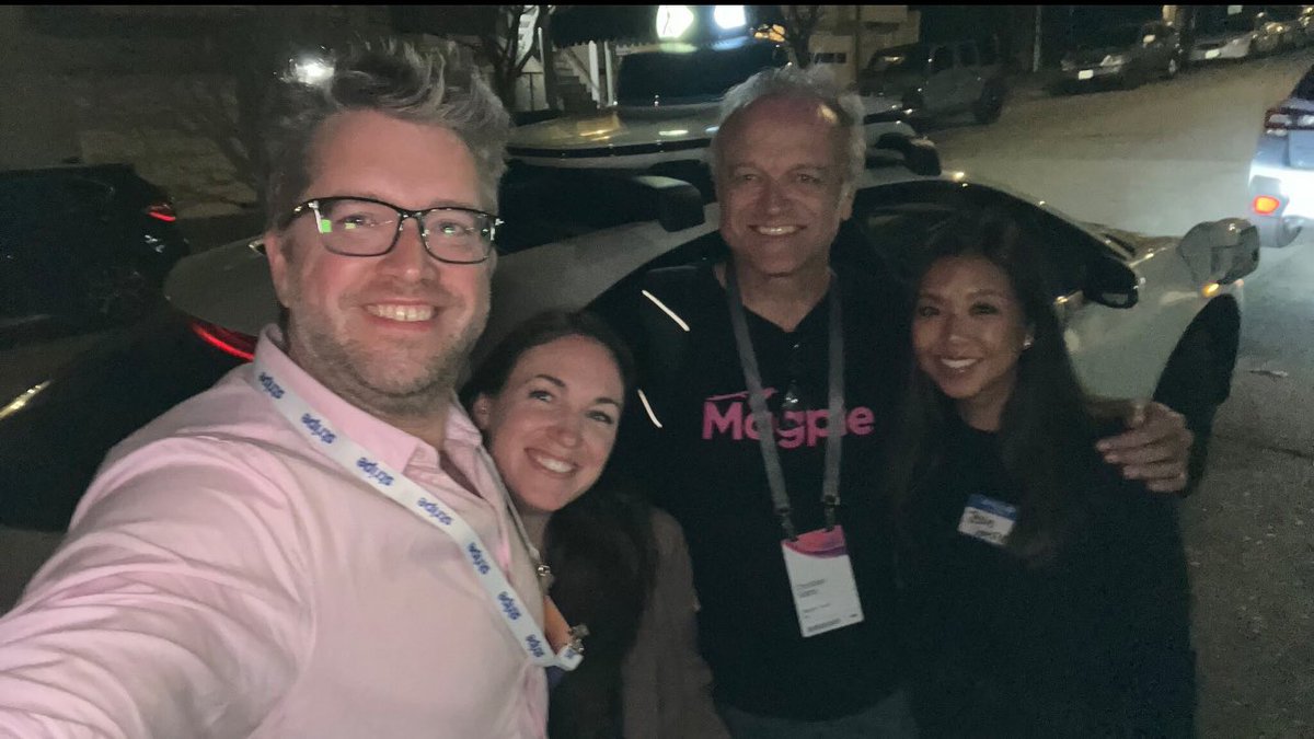 great time at the <a href="/stripe/">Stripe</a> <a href="/travelmassive/">Travel Massive</a> travel and hospitality event 

It looks like giving first-time <a href="/Waymo/">Waymo</a> rides has become my signature move for an authentic SF experience