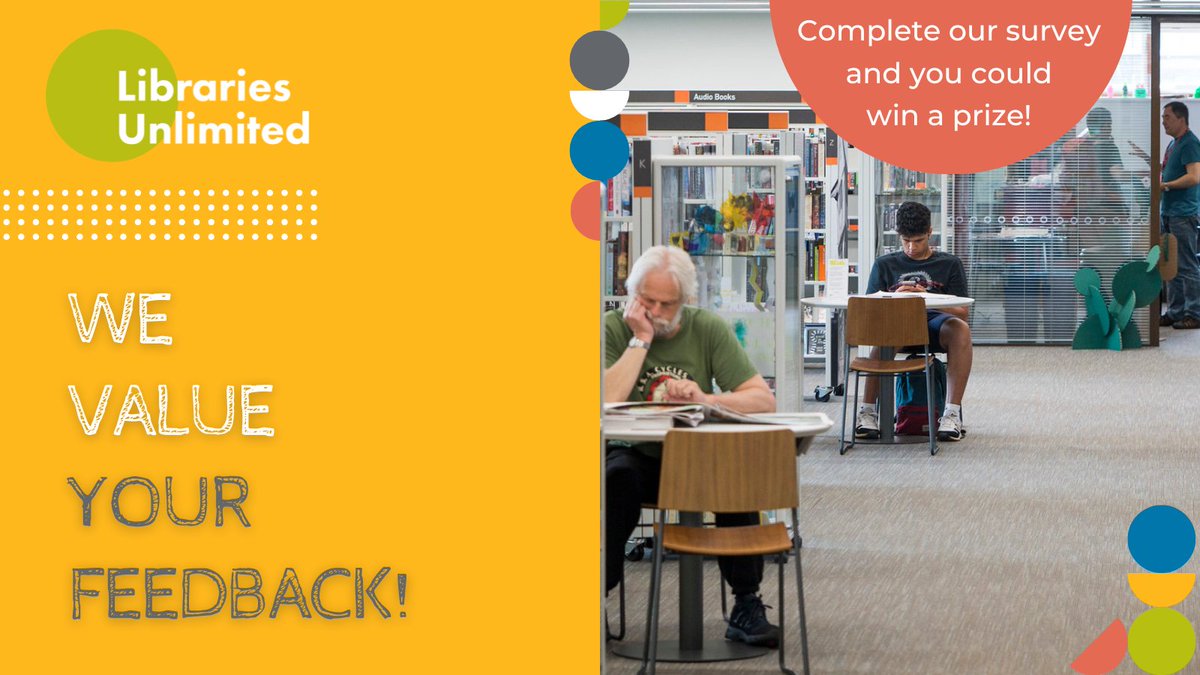 Don't miss your chance to help shape your library by telling us how we're doing - our Customer Survey ends on 30th April! We value your feedback and would love to hear from you if you use any of our library services. bit.ly/3INsrwV #LibrariesUnlimited #Devon #Torbay