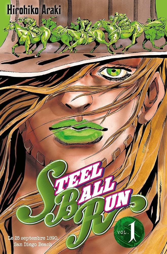 أنباء عن حصول مانجا JoJo’s Bizarre Adventure: Steel Ball Run على اقتباس أنمي! 📺📕

#مغامرات_جوجو_العجيبية 
#JoJosBizarreAdventure #jojo_anime