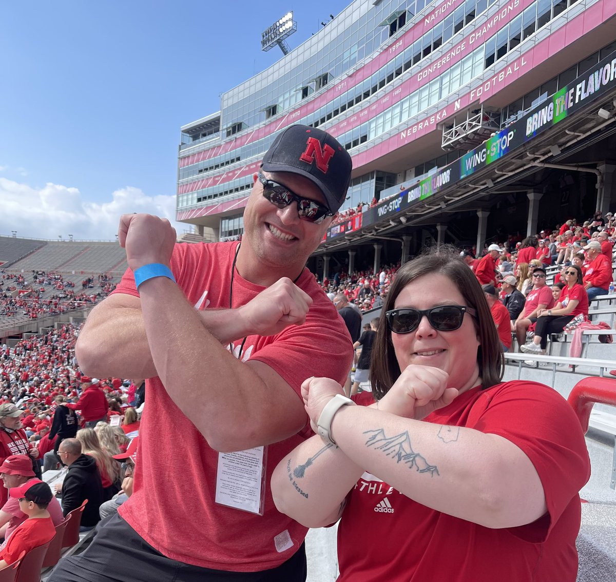 #GoBigRed #redwhitegame #Huskers