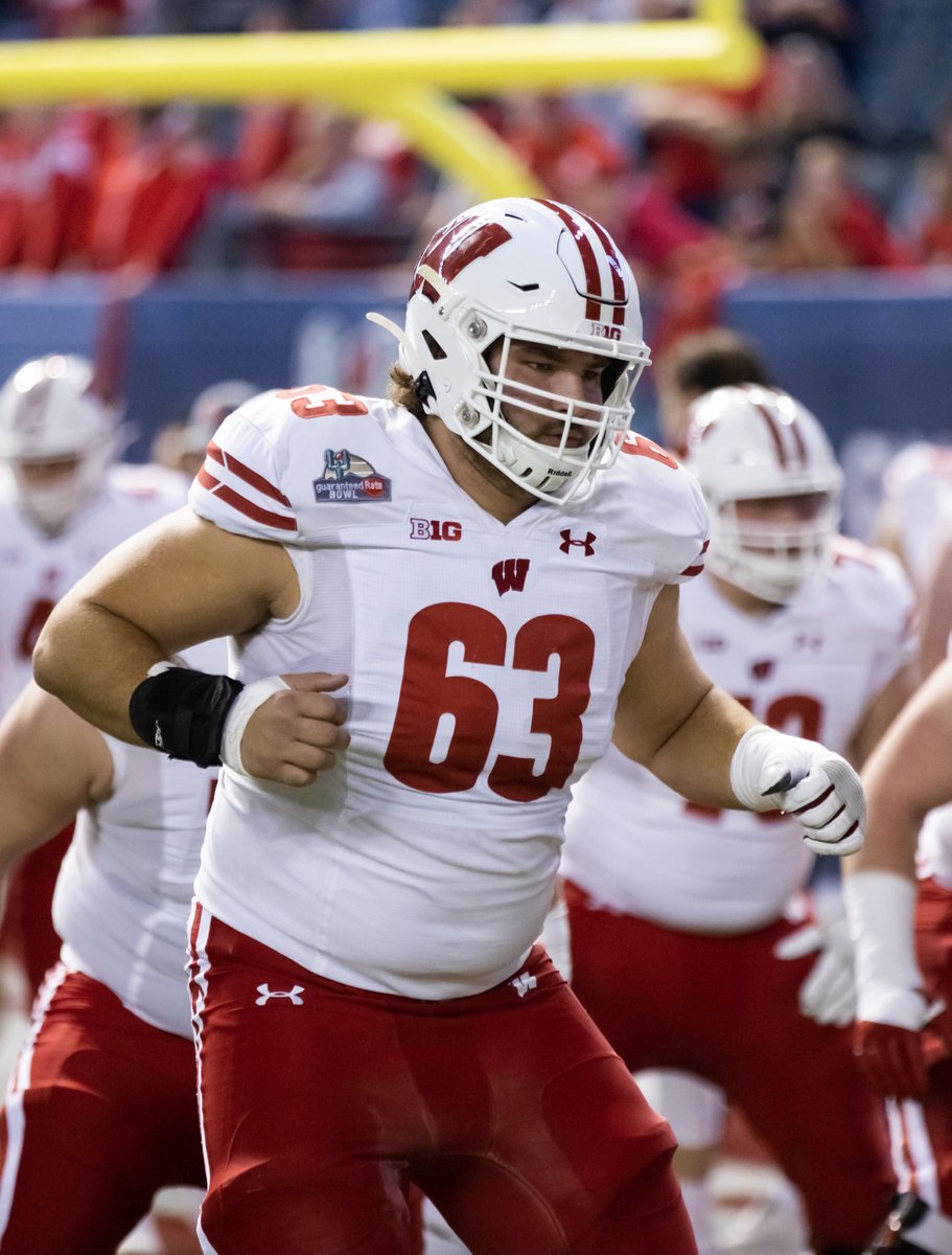 Round: 4️⃣ Pick: 1️⃣1️⃣7️⃣ @BadgerFootball OL @TanorBortolini 👉 @Colts #B1GFootball x #NFLDraft