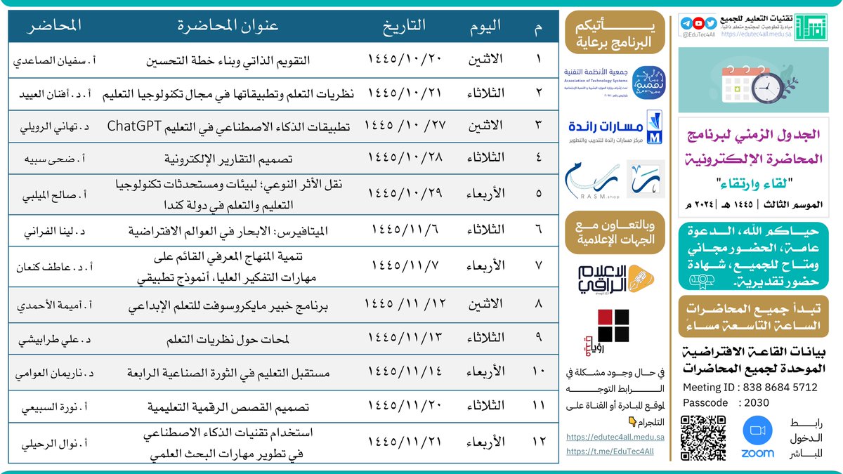 تقنيات التعليم للجميع tweet media