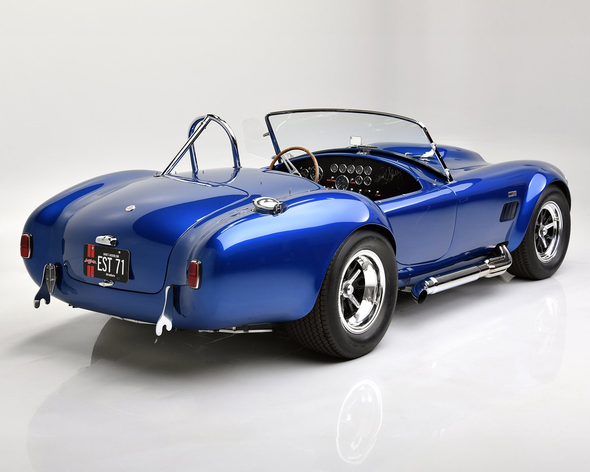 Barrett_Jackson's tweet image. A real deal 427 on 4/27! This 1966 #Shelby #Cobra 427 #SuperSnake is powered by a 427ci #V8 engine with two Paxton superchargers. It is one of 23 #427 competition roadsters built and sold for $5,500,000 at the 2021 #Scottsdale Auction.  

Learn more here: bit.ly/PB24TW-Happy4-…