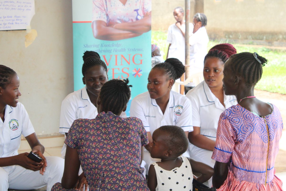 Healthy Mother Healthy Baby @HmhbiP, a student led initiative with support from @Seed_Global and @fnmLirauni organized a community outreach in Tedam Village, Lira City themed; the role of ANC in preventing Emergency Obstetrics & Newborn Conditions 🤝HIV testing & family planning