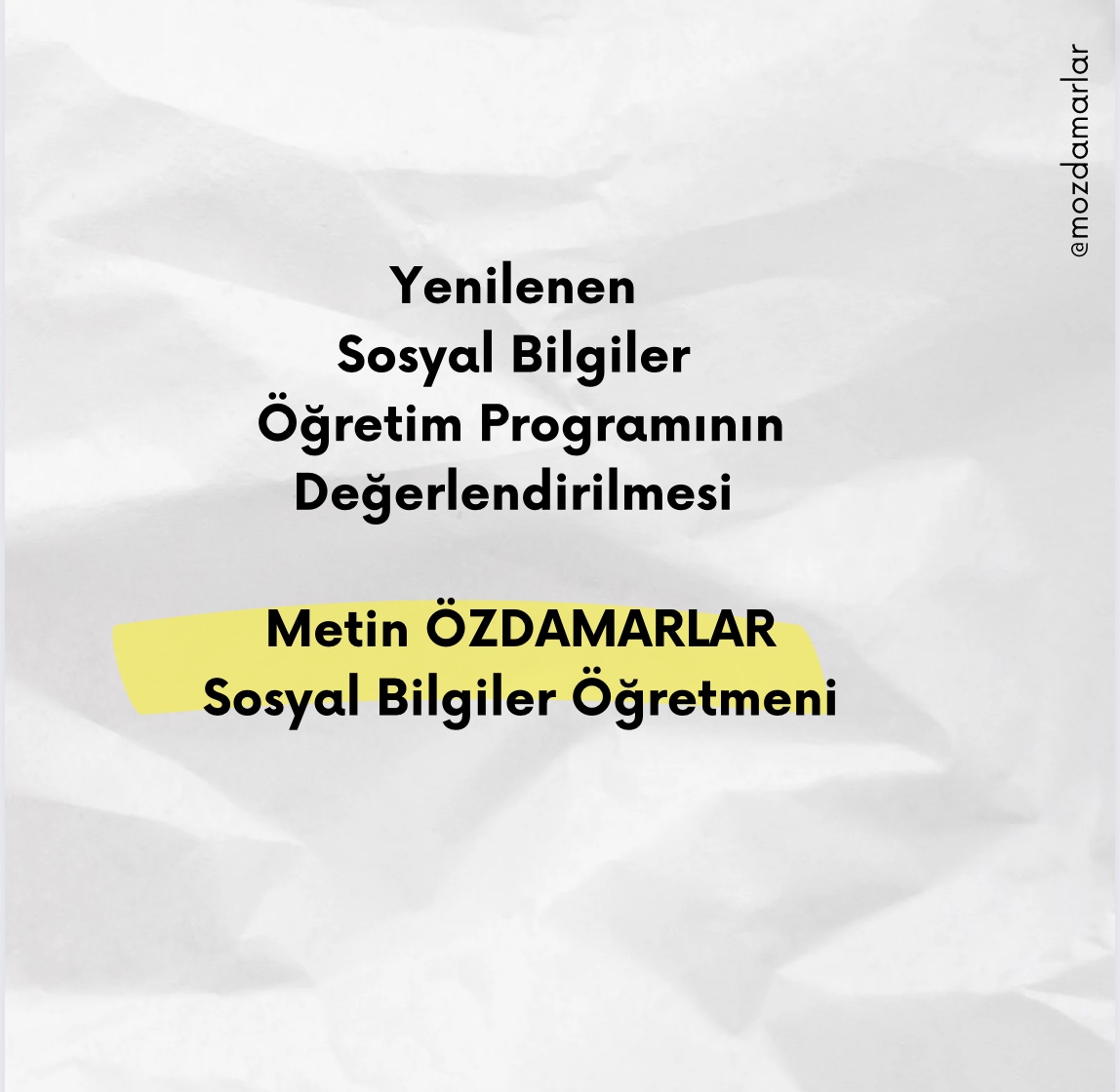 Yenilenen Sosyal Bilgiler Öğretim Programı, 26 Nisan tarihi itibariyle “askıya” çıktı. Ben de müfredatı inceleyerek görüşlerimi bir yazı ile paylaşmak istedim. Öncelikle, önceki öğretim programında yer alan “kazanım” ifadesi yerine artık “öğrenim çıktısı” ifadesi kullanılıyor.…