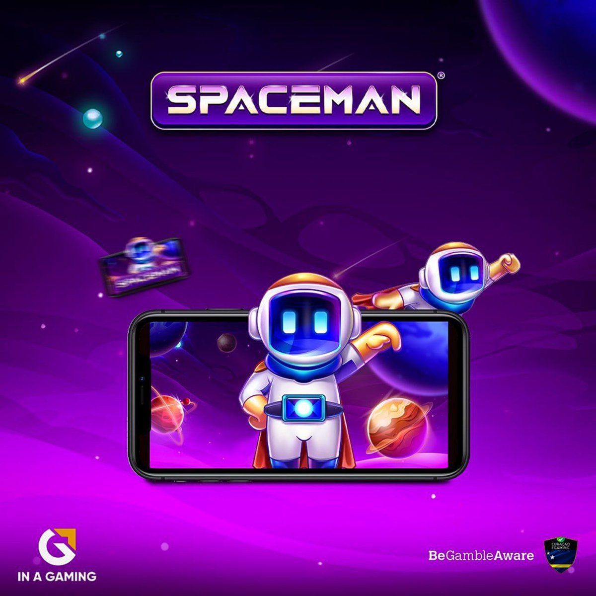 In a Gaming'in sevilen oyunu Spaceman ile uçmaya hazırlan! 🤖👽 📲 inagaming.live/twitter