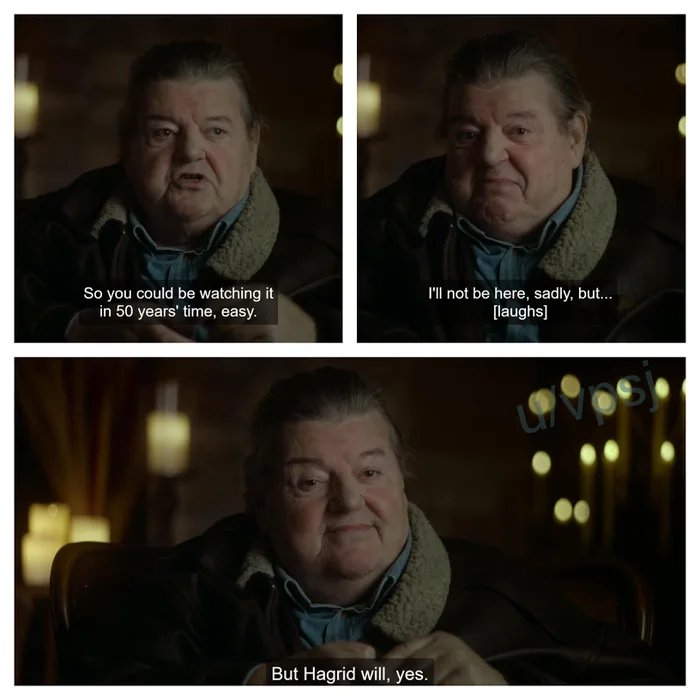 Always touches my heart so much. 

#harrypotter #hagrid #robbiecoltrane