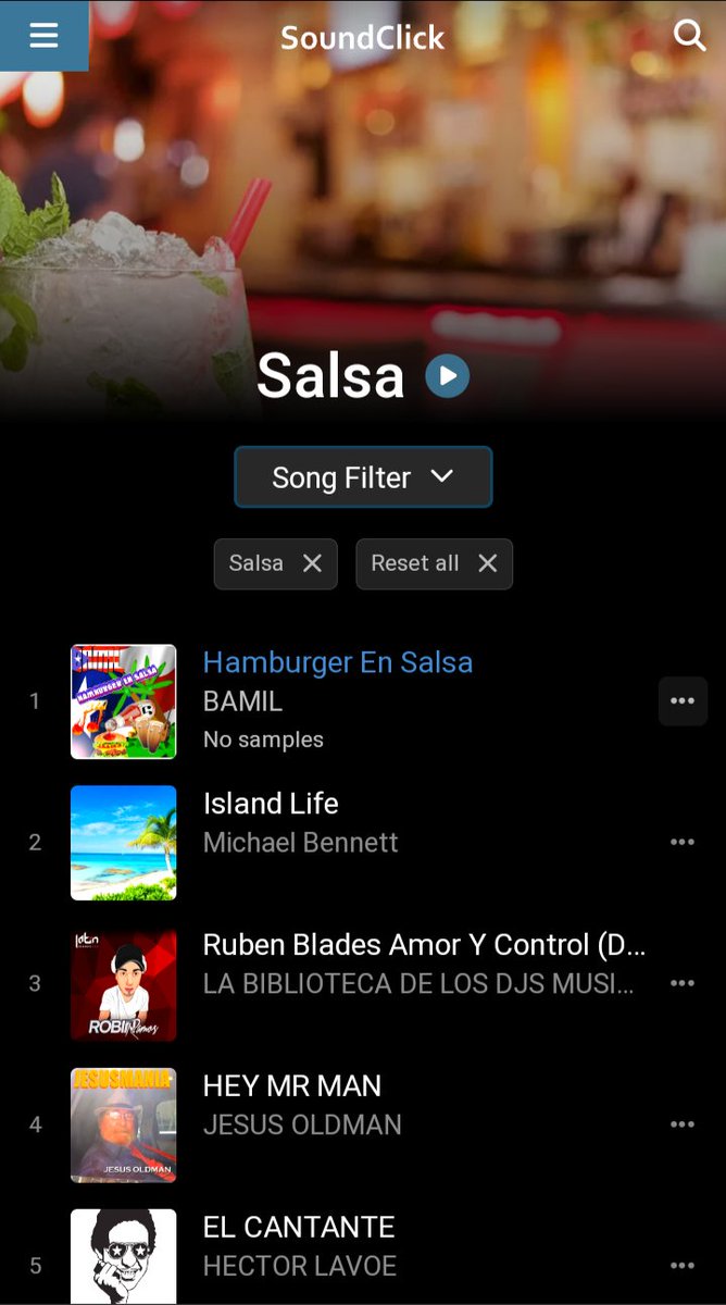 And we're holding ar #1 in @SoundClick Salsa Top 100 chart. Thanks Everyone for your continued support and streaming 🎧🎹🪘🎺🎷🎶🎵🎶🎶🇵🇷