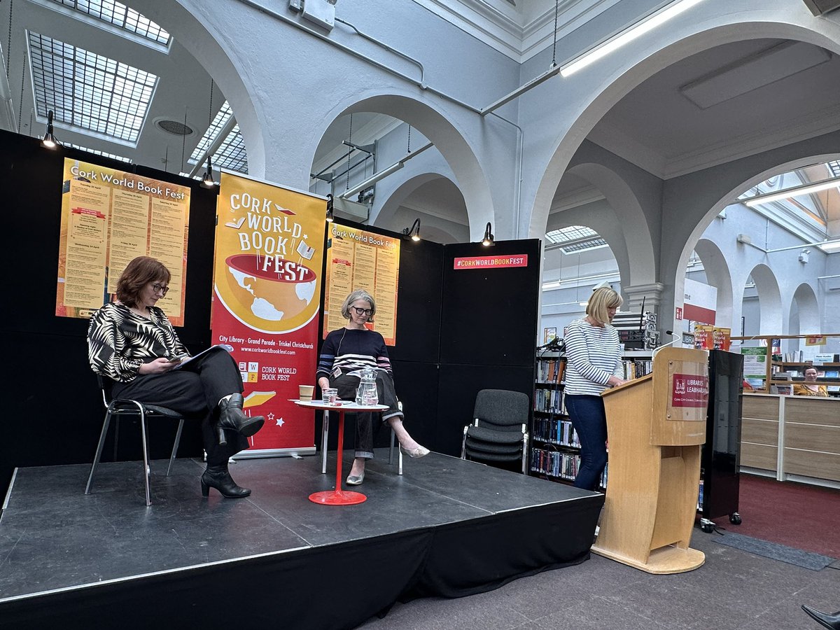 Congratulations to @BlarneyKate on a fabulous pitch this morning @WorldBookFest Well done to all 10 authors who pitched - so much talent. #CORKWORLDBOOKFEST