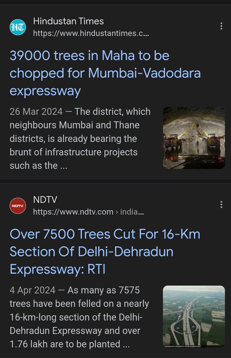 @moefcc @CPCB_OFFICIAL @bhadana @SaveAravali @BJP4Haryana @BJP4India  Cutting down trees for expressway development is a short-sighted move that harms our environment and future generations. We need sustainable solutions, not destruction. #SaveOurTrees #EnvironmentalProtection