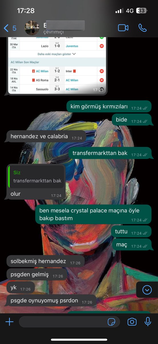 en yakın kız arkadaşımla iddaa konuşuyoruz benim keyif tavan