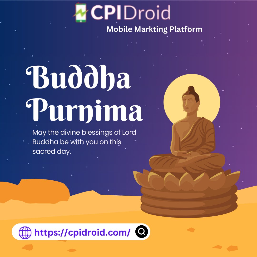 CPIDroid's tweet photo. Wishing everyone a peaceful and enlightening Buddha Purnima! May the teachings of Lord Buddha inspire us towards compassion, wisdom, and inner peace. 🙏🌕 #cpidroid #BuddhaPurnima #BuddhaJayanti #buddhapurnima #buddha #buddhaquotes #buddhastatue #buddhism #buddhateachings https://t.co/NCRyQPRZ03