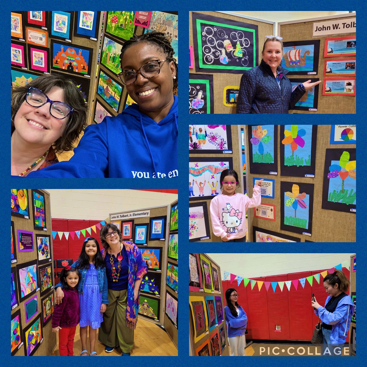 Congratulations to our talented Tolbert artists whose work was showcased at the Heritage Cluster Art Show! A big thank you to everyone who came out to support and admire their creativity.#bettertogether