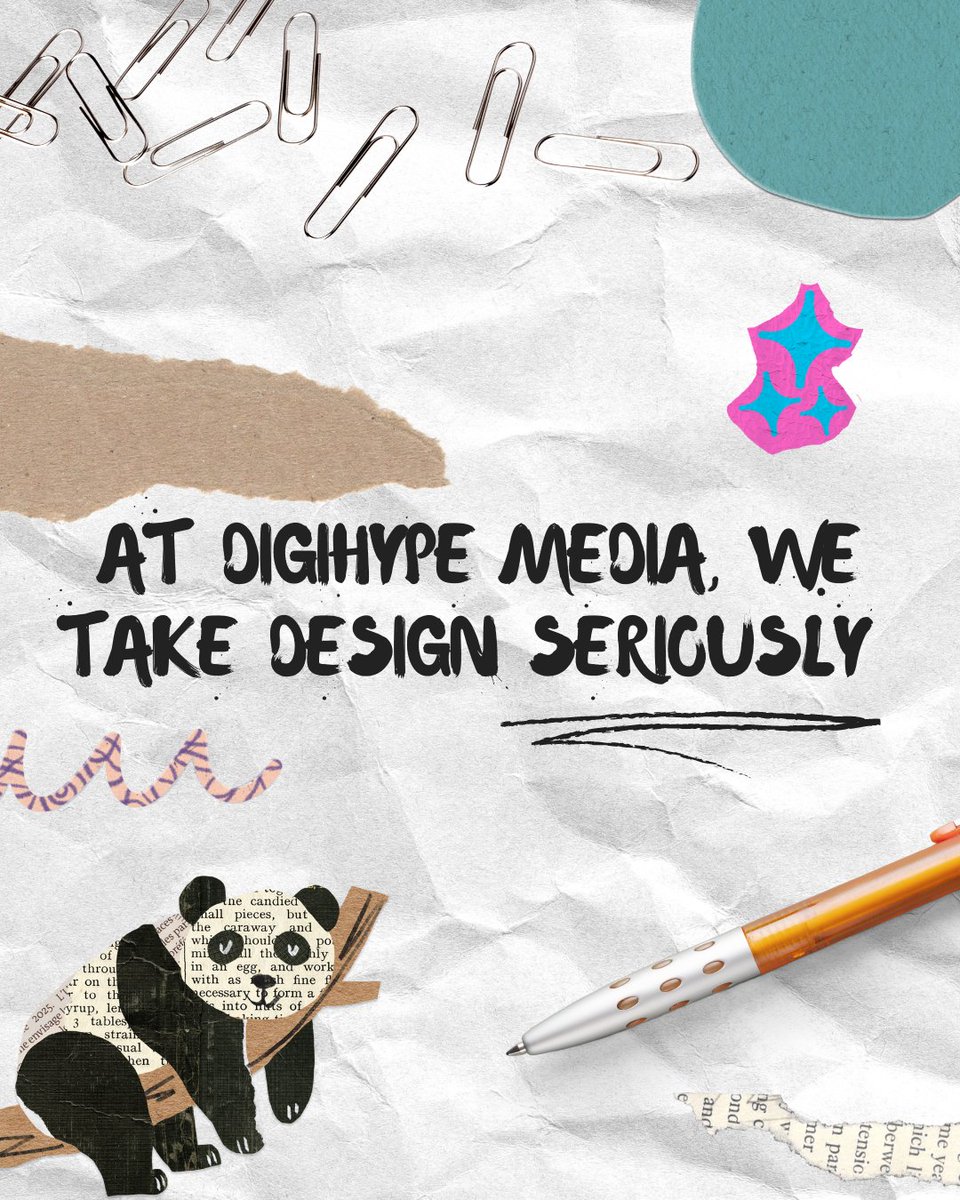 At DigiHype Media, we take design seriously! 🤝 Whether it is designing your new website or coming up with a new marketing campaign, design is everything! #GraphicDesignDay #WorldDesignDay