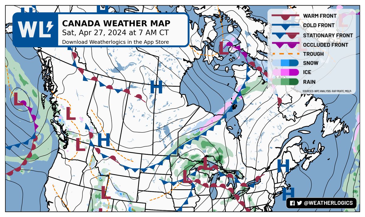 Canada weather map - Saturday, April 27, 2024

#bcwx #abwx #skwx #mbwx #onwx #meteoqc #nbwx #nswx #pewx #nlwx