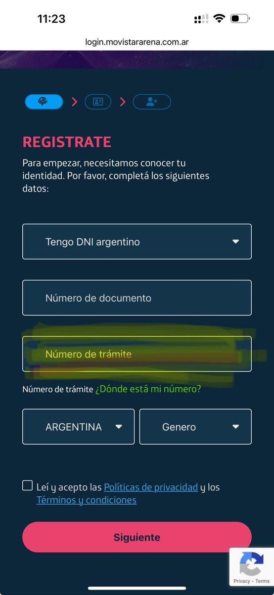 acarrata's tweet photo. Se que las entradas son caras, pero quiero sacar un ticket, no un crédito… No es una exageración esto? #Movistararena #privacy https://t.co/xGdFTkcJWi
