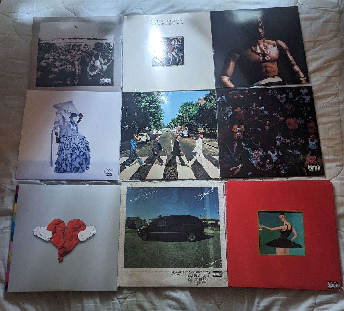 vinyl topster ranked all tens except mbdtf