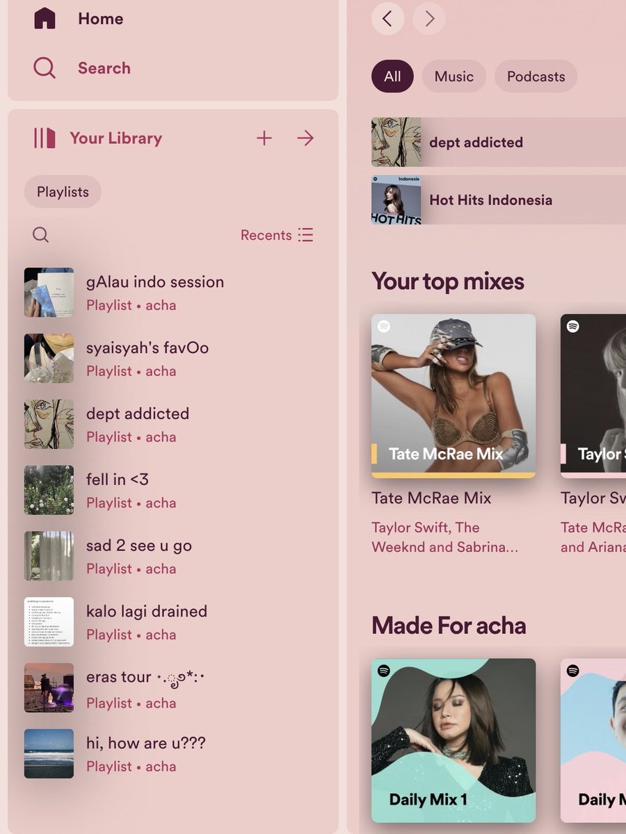 cloudysnowys's tweet image. 🎀 TUTORIAL PINK SPOTIFY 🎀
aku mau share cara bikin spotify jadi pink di & ini bisa diganti warna apapun. caranya GAMPANG & GA RIBET✨
SAVE & SHARE THREAD INI😝👇🏻