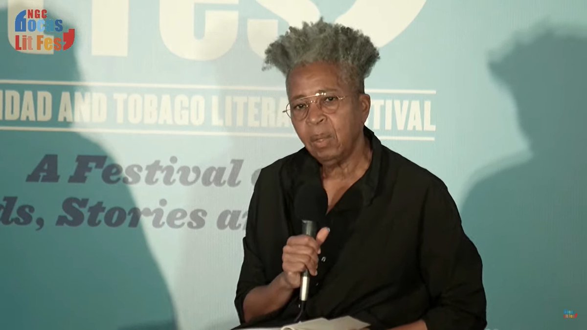 "The wars they recorded were the wars they won...no one carried their writings across a river on their head...or sewn into the precious fold of a hem." #DionneBrand reads from her book, Nomenclature: New and Collected Poems.

youtube.com/watch?v=0n_zBZ… 

#bocas2024⚡️<a href="/NGCGascoNewsTT/">ngctrinidadandtobago</a>