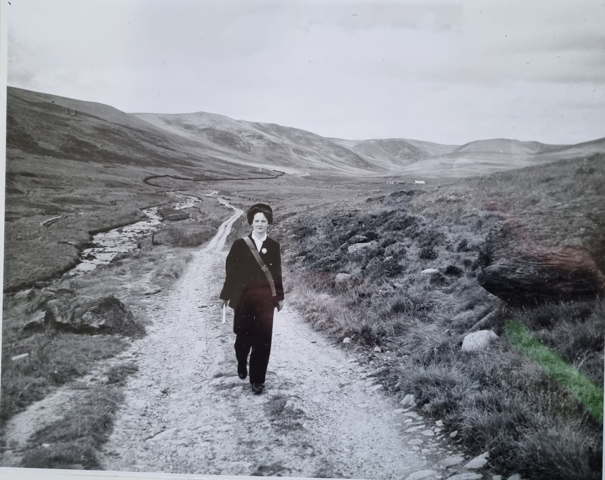 I tweet about Britain's postal paths (walked by rural postmen and women in the past) and other ancient paths, folklore, and the joy of handwritten letters. Follow me if you're of a like mind. Picture: Scottish postie Silver Beedie on her Highland route.
