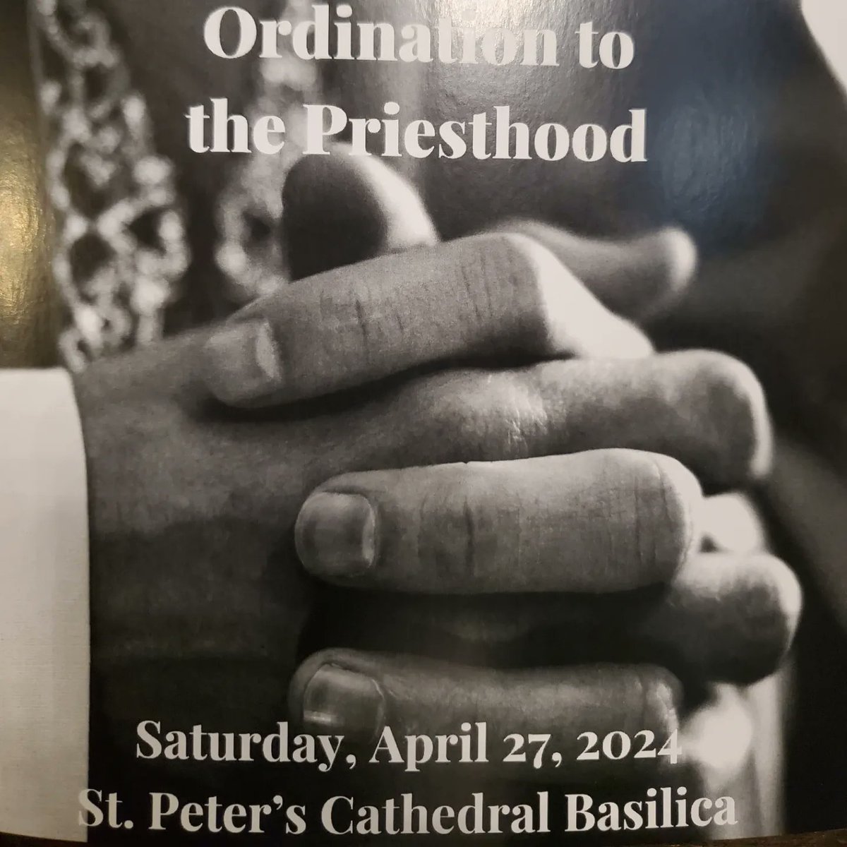 Today we are gathered in joyful anticipation of the ordination to the priesthood of James, Matthew and TJ. Many are already receiving a warm welcome at the cathedral. Join us on the livestream if you can't be here in person. The link is posted at dol.ca.