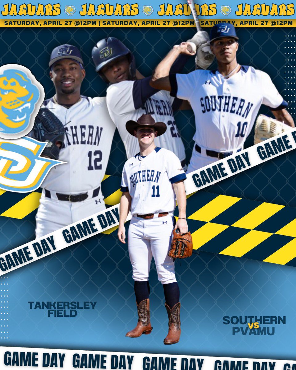 In a pinch? Call the Jags 🐆 🆚 PVAMU ⏰ 12 PM 🏟️ John W. Tankersley Stadium 💻 youtube.com/@PVPantherAthl… #JaguarPride | #Sum2Prove | #GoJags