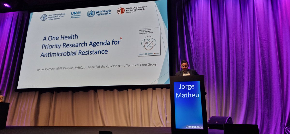 BachmannTill's tweet photo. Clear case for funding transdisciplinarty approaches to tackle #AMR. Considering the contexts is key to implement funding recommendations for research and interventions. Jorge Matheu @WHO #OHRA #AMR @ESCMID @JPIAMR #ESCMIDGlobal2024 https://t.co/Ha8MRDcYwZ
