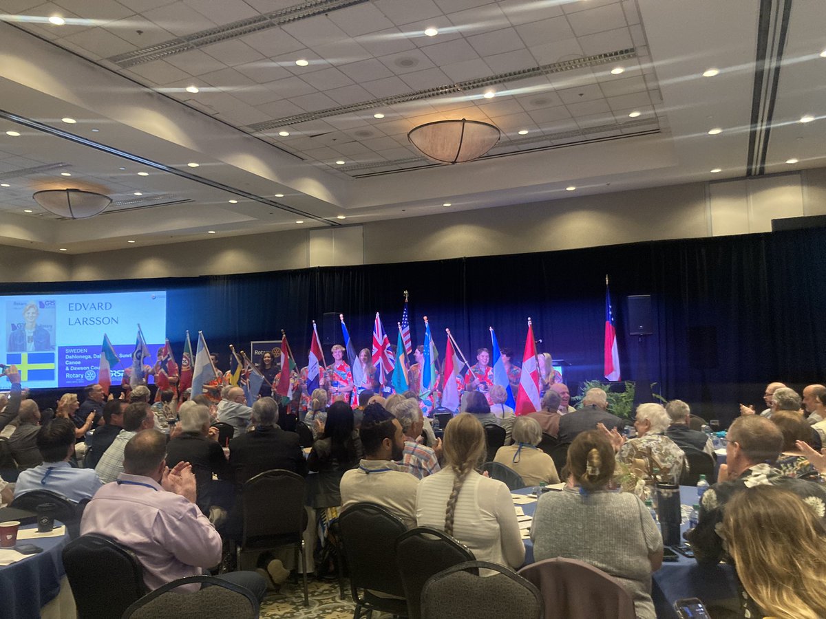 District Conference 2024, celebrating our Georgia Rotary Student Program (GRSP) students. Awesomeness!