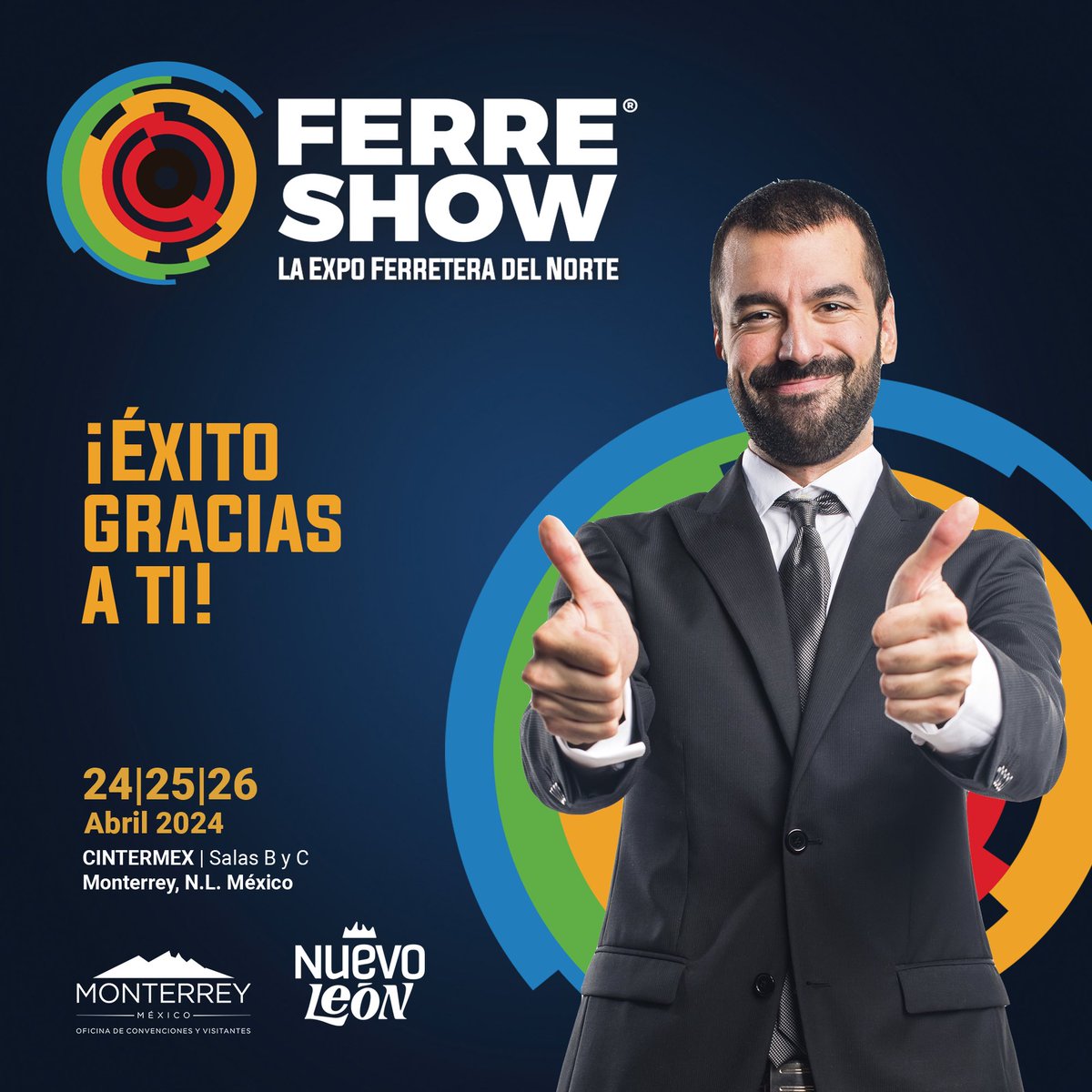 ¡Gracias por hacerlo posible! En FerreShow 2024, la pasión y el compromiso de nuestros expositores y visitantes se hicieron evidentes en cada interacción, cada demostración y cada negociación. ¡Nos vemos en la próxima edición! #FerreShow2024 #ExpoFerreteraDelNorte #Monterrey
