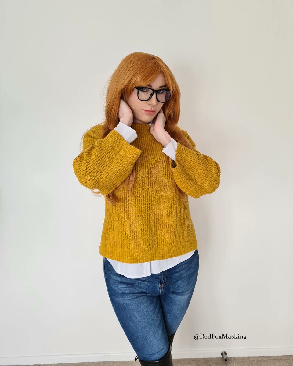 Where are we studying, my place or yours?

Mask is Kiara by @CreaFx
Full set on Patreon (link in bio)

#maletofemale #masking #crossdress #redhead #outfitinspiration #outfitinspo #styleinspo #ootd #outfitoftheday #outfitideas #nerdgirl #sweater #sweaterweather #boots #preppy