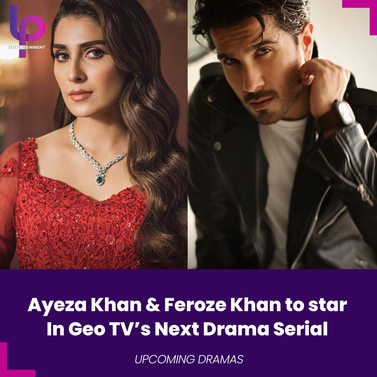 The biggest news of the day is here! 🙌
Ayeza Khan and Feroze Khan are finally coming in a drama serial. 🔥😍

#FerozeKhan #AyezaKhan #LPEntertaiment #UpcomingDramas #PakistaniDramas