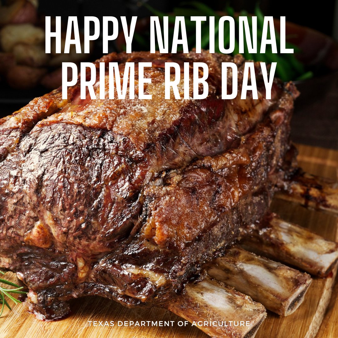 Cattle is king in Texas! Let’s put our hands together to celebrate our Texas cattle producers, who bring in $15.5 billion annually. Commissioner Miller thanks our cattle ranchers for bringing us the prime rib we love to enjoy #LovePrimeRib #TexasAgricultureMatters
