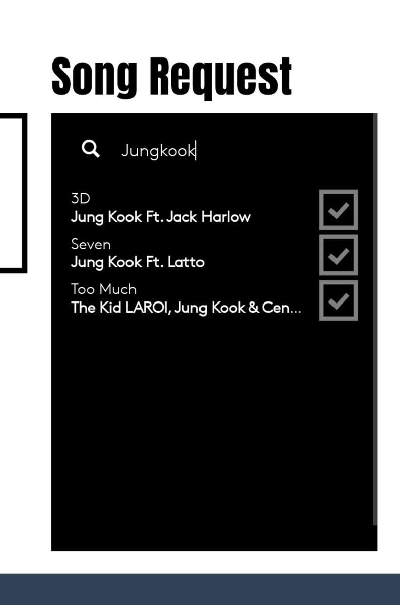 📢📻Request #Jungkook songs on US Radio🇺🇸🌍

➡️ #3D 
➡️ #Seven
➡️ #TooMuch

📤star101lv.com