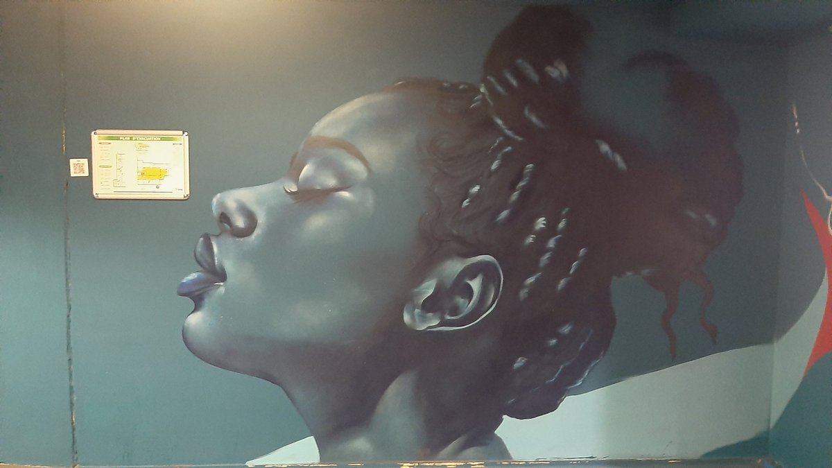 HatierNordOuest's tweet image. Bon week-end 🌧 un petit #streetart en direct de la Peintinoire @villedecergy #ArtOsons 😘