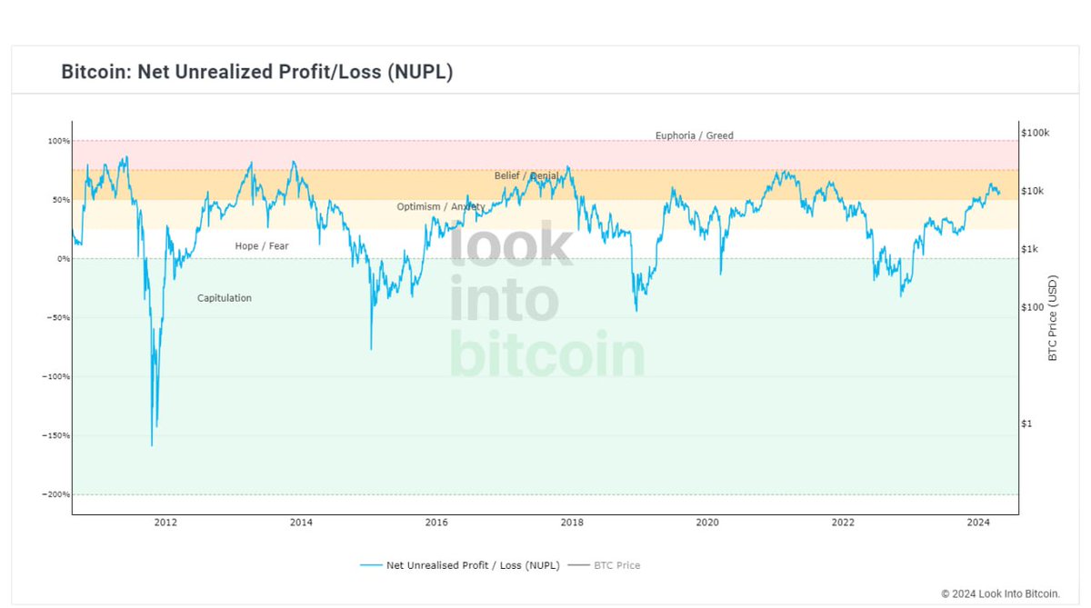 #Bitcoin Net Unrealized Profit/Loss (NUPL)