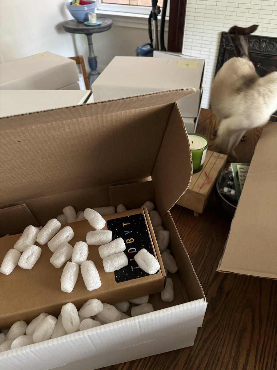 Sometimes you gotta ship a #meebin surprise out and it’s a little late 🫣 but better late than never so we did our best <a href="/CryptoGarga/">Garga.eth (Greg Solano)</a> impression and packed ourselves <a href="/meebstew/">meebstew</a> house and fedex parking lot