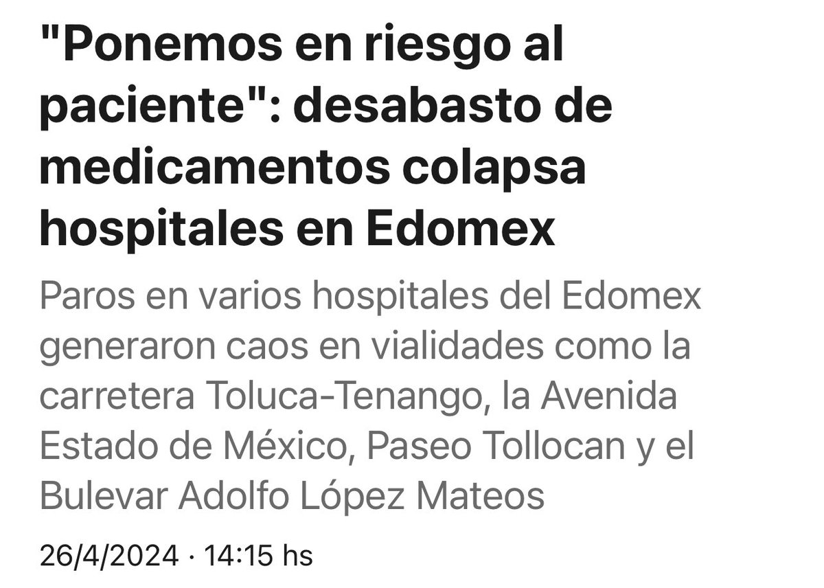 Crecen las protestas del personal que trabaja en los hospitales del #EstadoDeMexico. 
Paros, manifestaciones, bloqueos de médicos, enfermeras, trabajadores administrativos y trabajadores en general, ante la cruel indiferencia de @delfinagomeza y @lopezobrador_